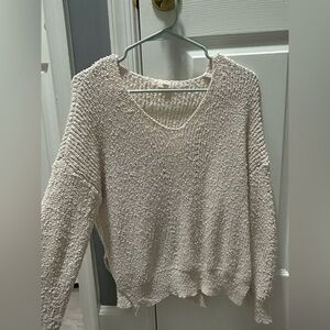 Cream sweater
